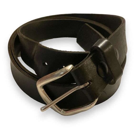 Vintage Kramer’s Black Leather Big & Tall Belt - Picture 1 of 7